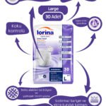 Lorina Emici Külot Hasta Bezi Large 30'Lu 120 Adet