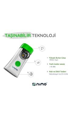 Taşınabilir Nebulizatör Solunum Cihazı - Görsel 3